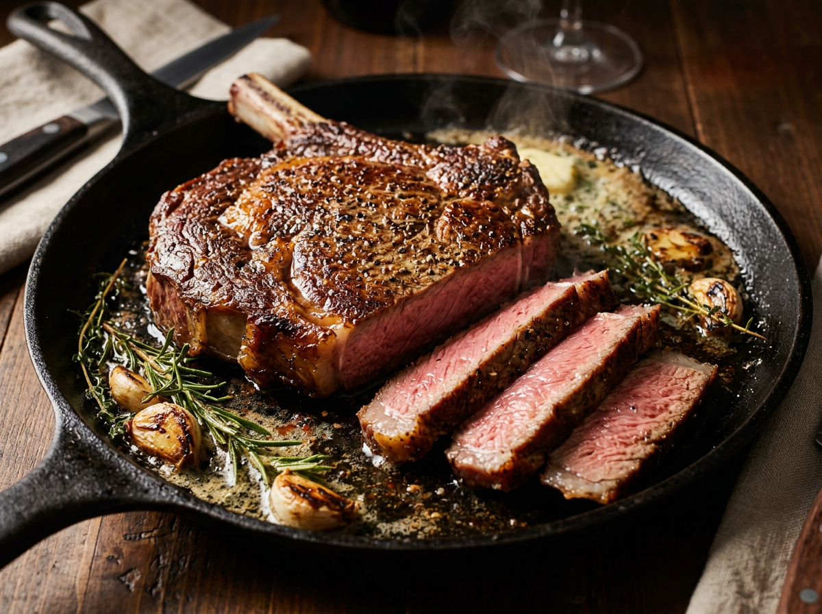 Perfect Pan-Seared Ribeye
