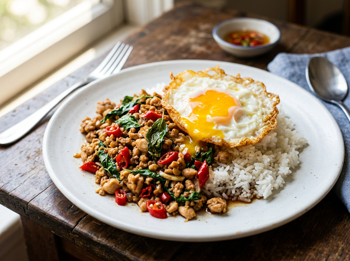 Thai Basil Chicken Stir-Fry